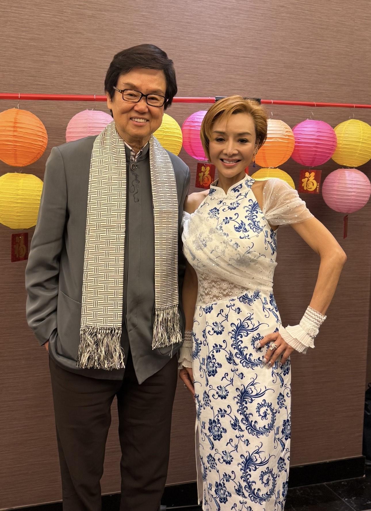 黃百鳴與葉子楣。