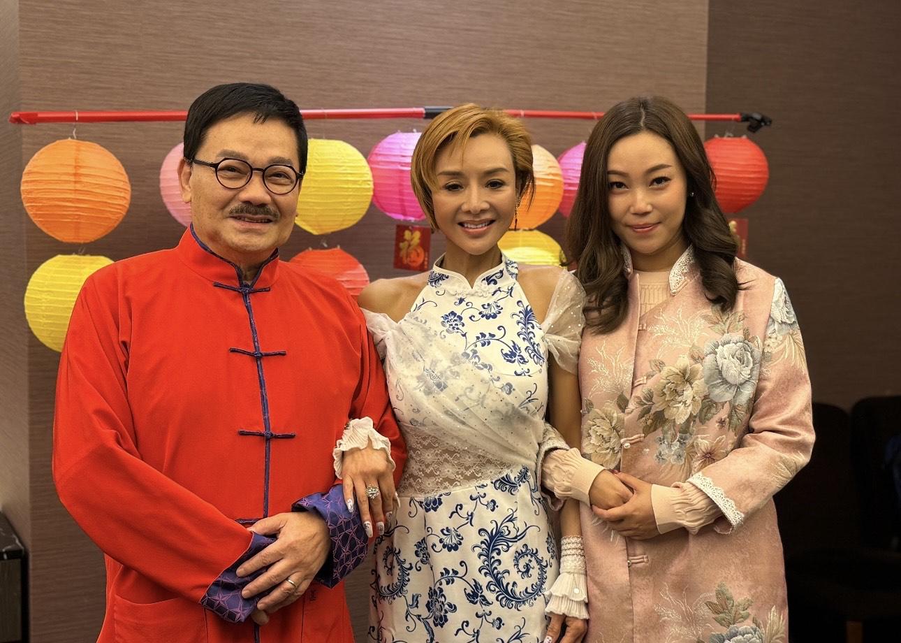 黃玉郎伉儷與葉子楣。