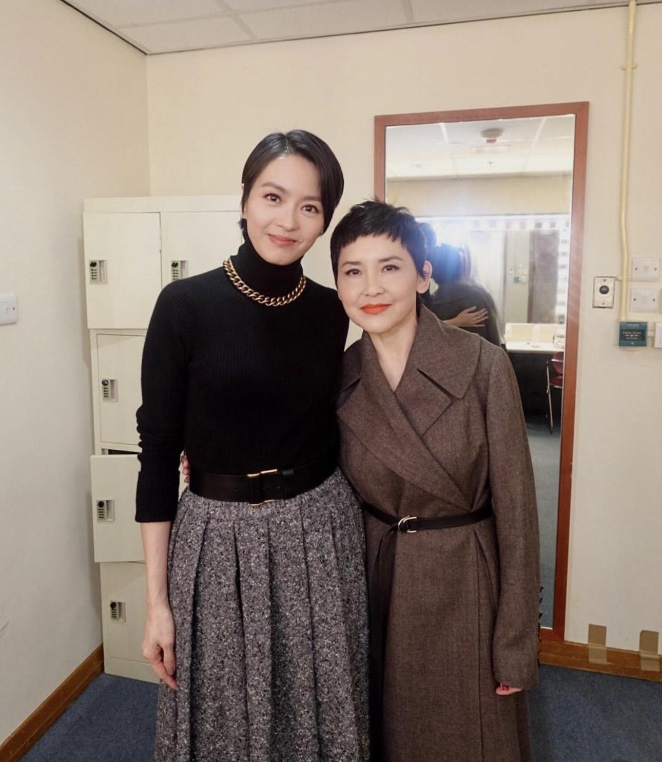 梁詠琪首次遇上劉美君大讚師姐爽朗。