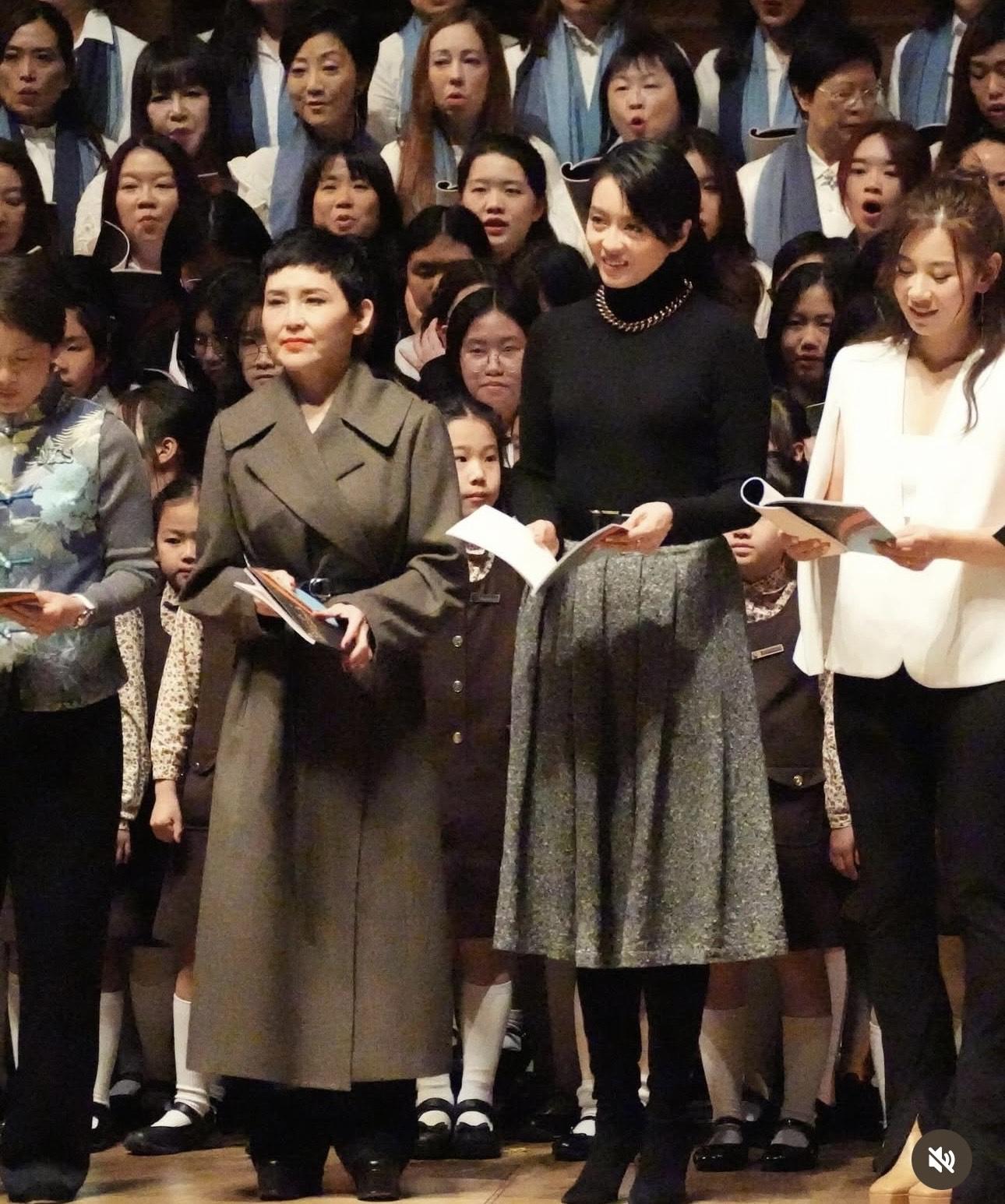 梁詠琪表示站在台上那一刻的確有一點點感動。