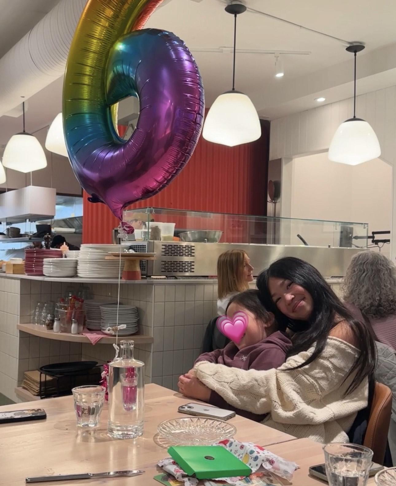 謝婷婷女兒Sara迎來6歲生日。