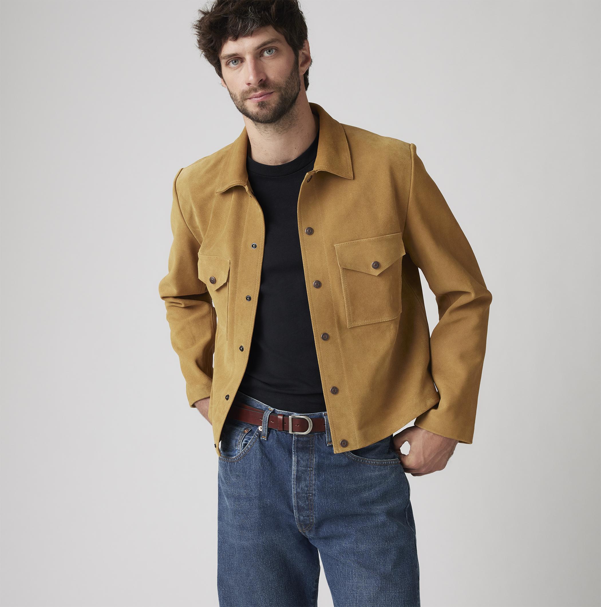Levi’s Vintage Clothing經典麖皮外套,著上身效果十分易carry。