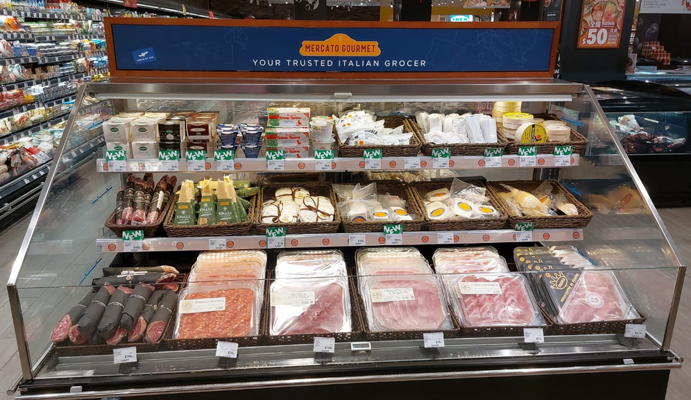 其食材均由意大利家庭式經營農場每星期直送到港