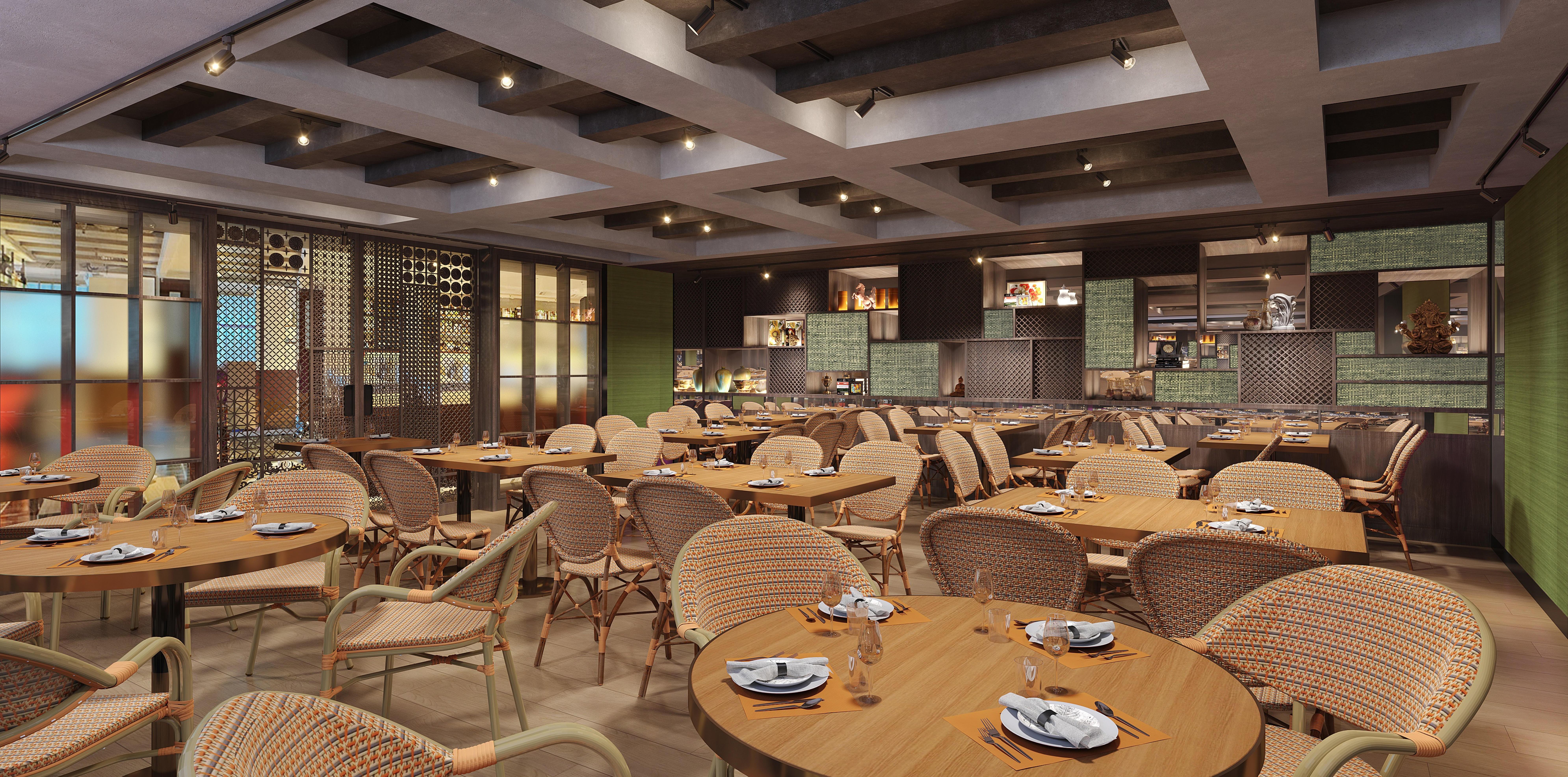 餐廳由國際知名建築師Hernan Zanghellini設計,格調清新。