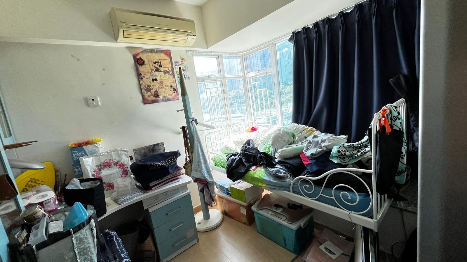 另一間睡房面積亦算大,景觀望公園景,視野開揚。(代理提供)