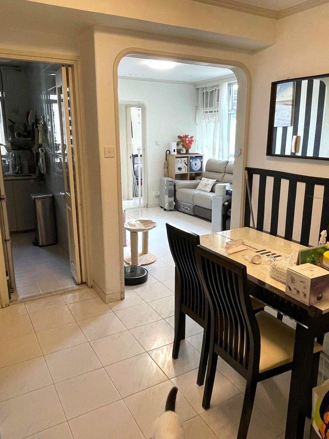 大廳屬「呂」字型開則,間隔分明。(代理提供)