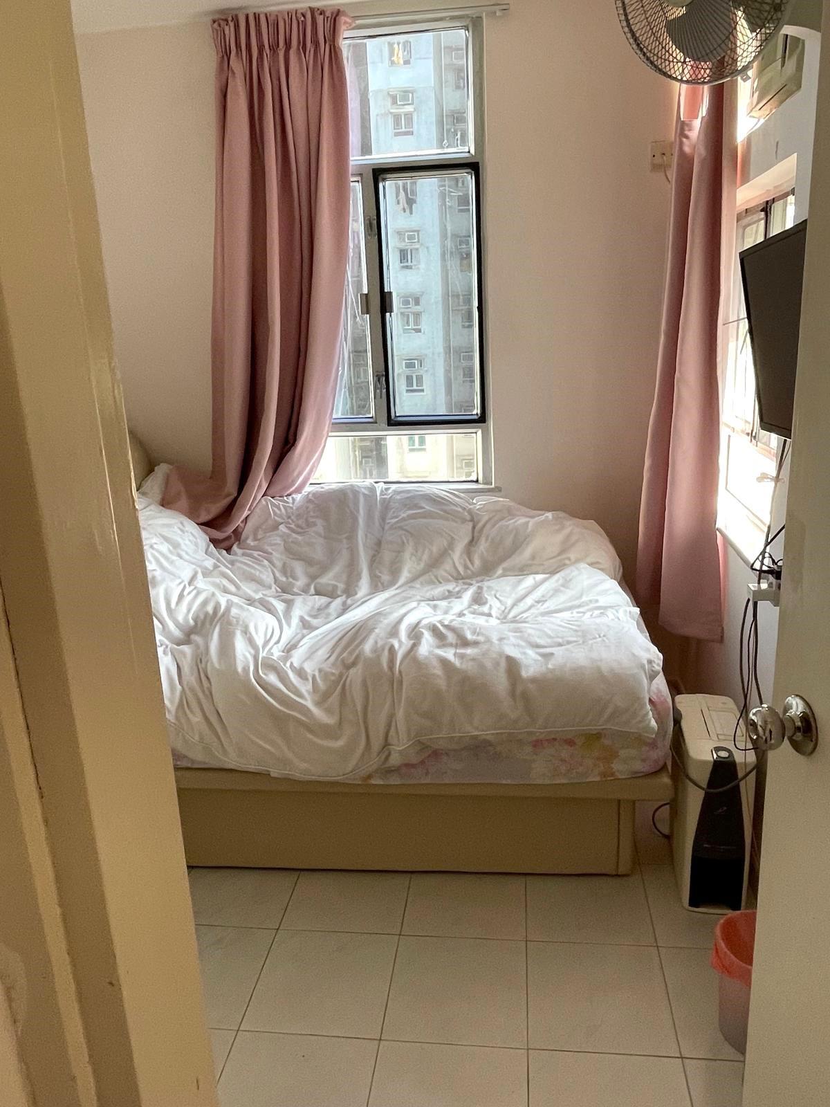 單位有三房,主人房有兩邊窗,空氣流通又光猛。(代理提供)