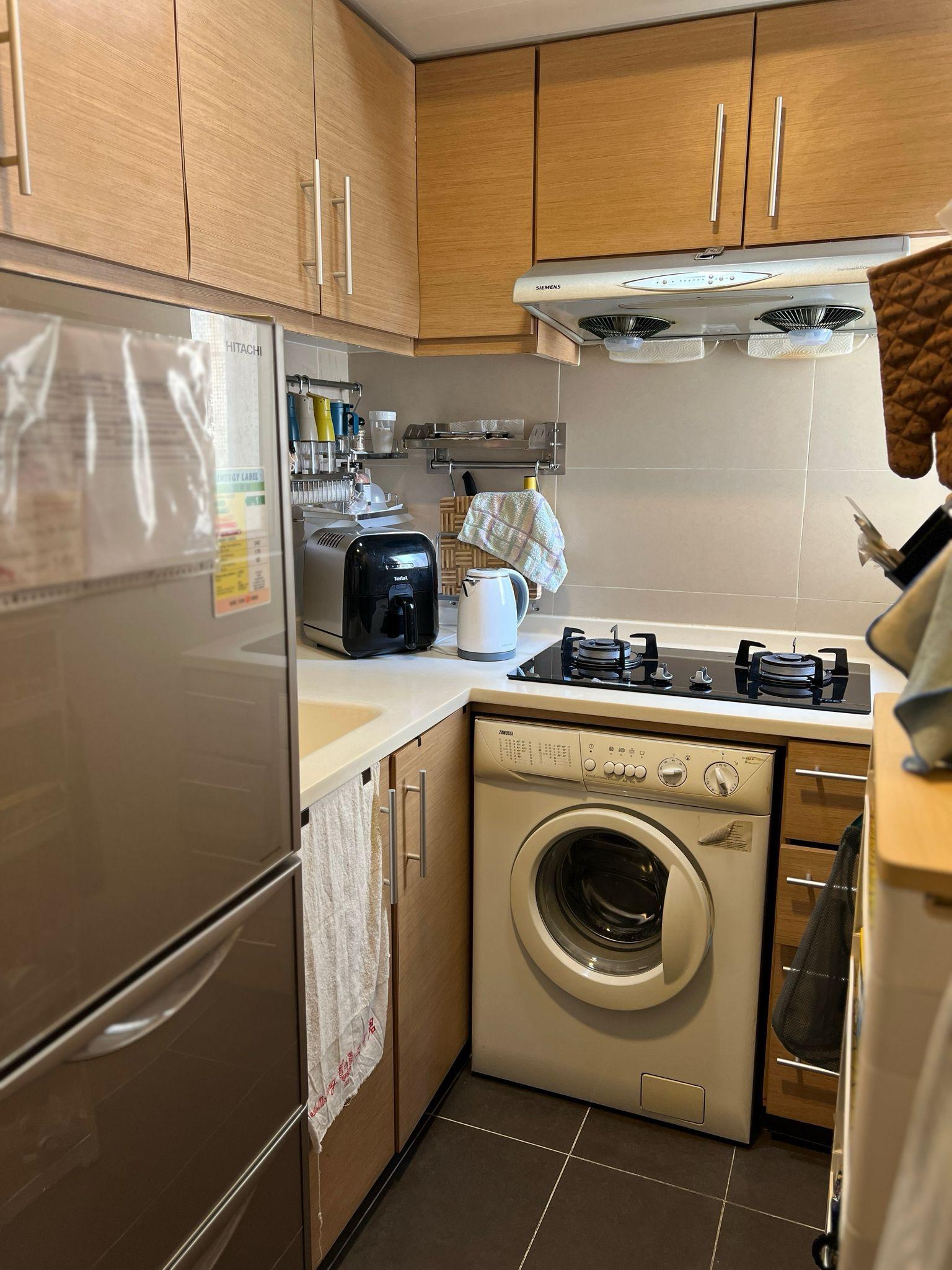 廚房配套齊全企理。(代理提供)