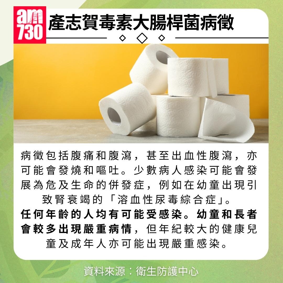 產志賀毒素大腸桿菌是甚麼?病徵(am730製圖)