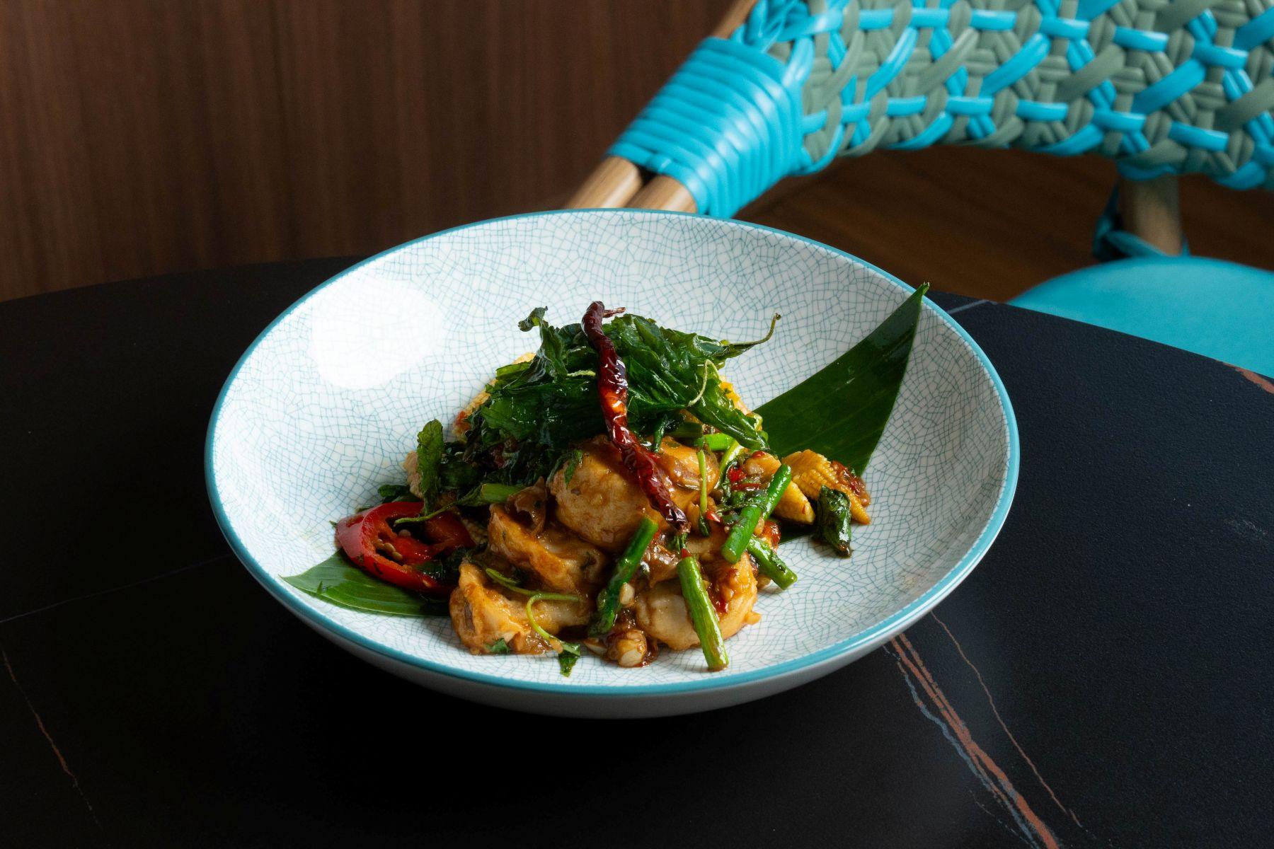 九層塔炒豆腐$138