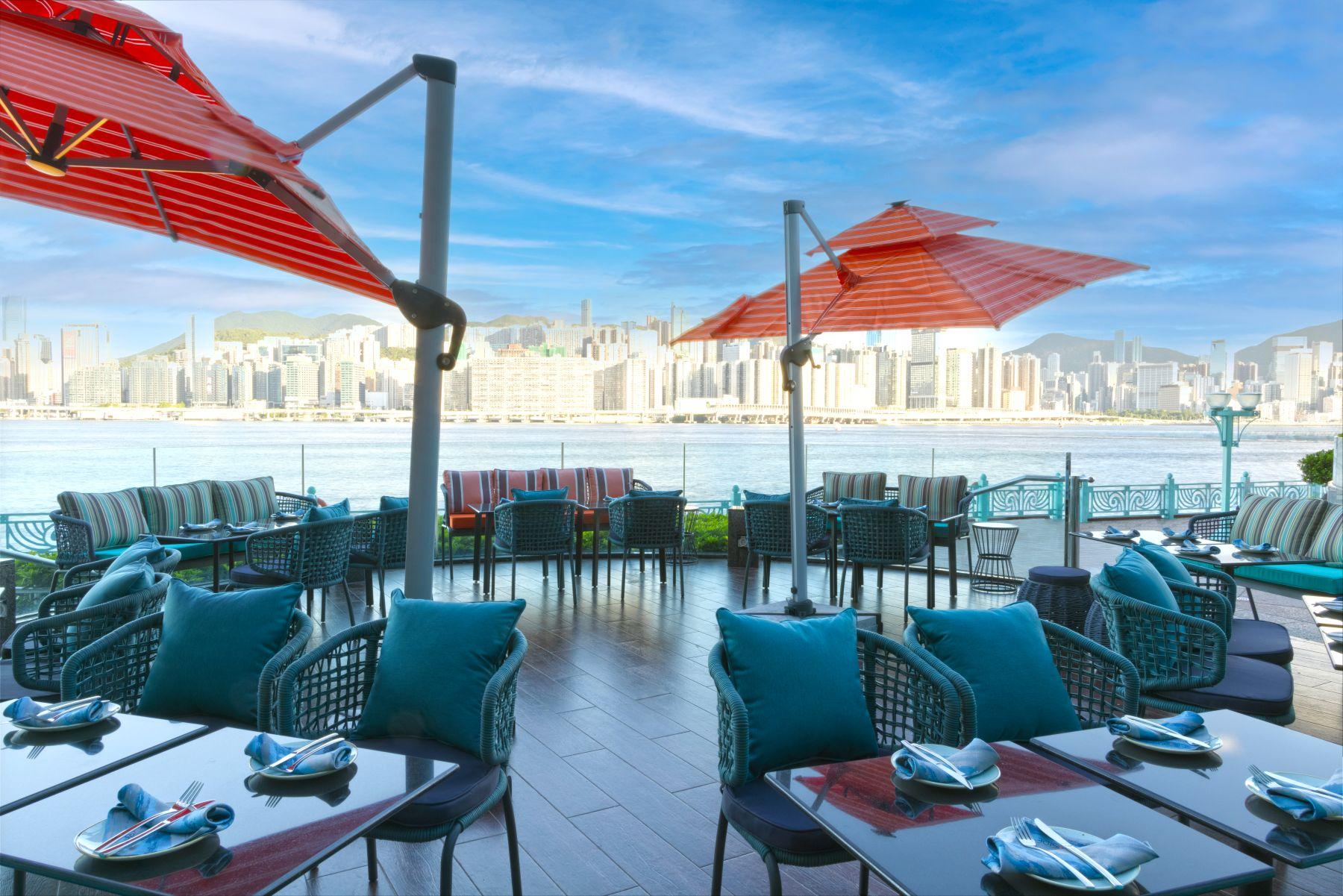 泰國餐廳O’Thai與同集團地中海餐廳The Bayside為鄰,共享戶外用餐區飽覽海景。
