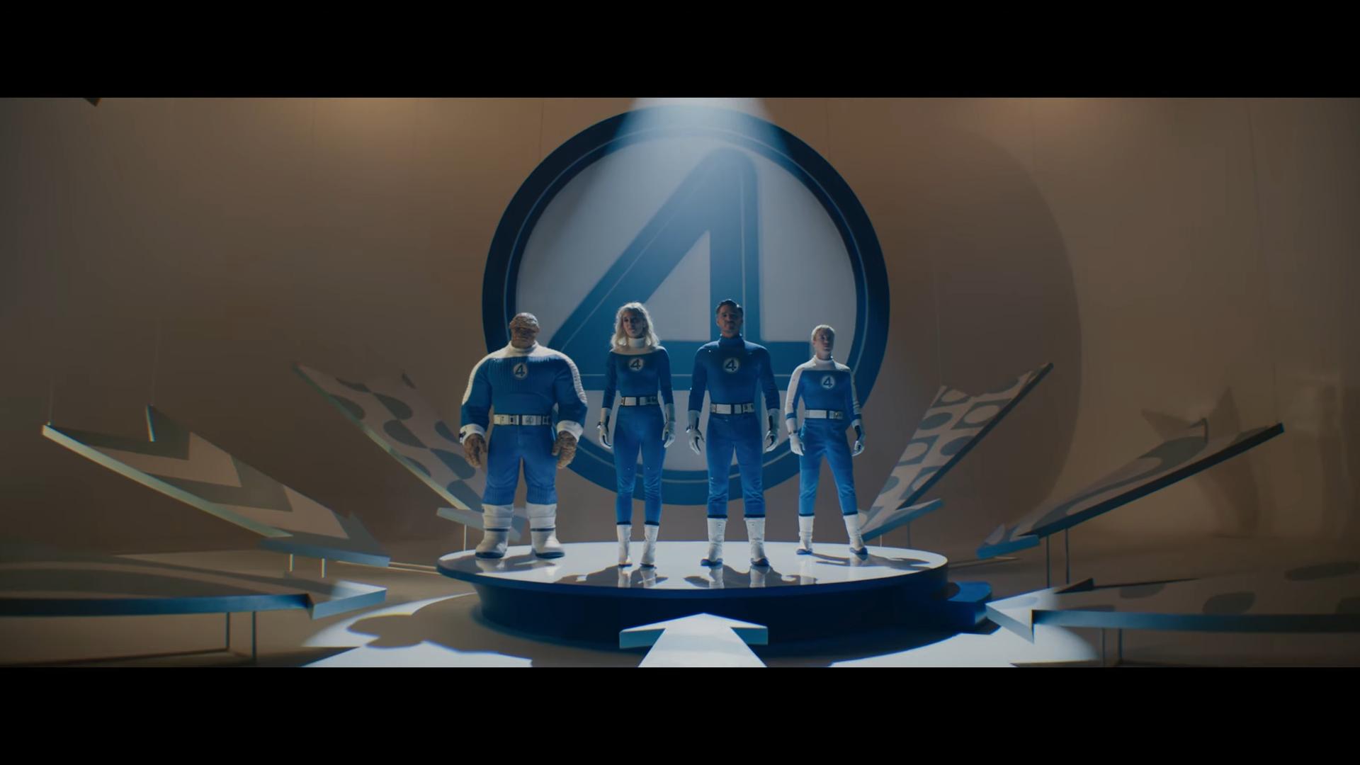 《神奇4俠: 英雄第一步》的四俠造型曝光。