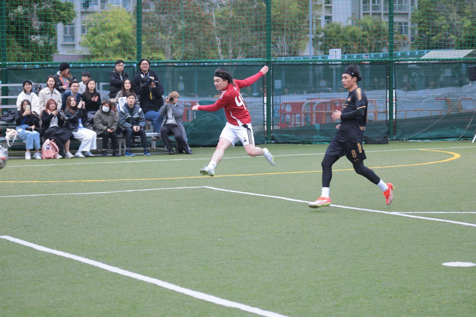 「風之子」Jer自認狀態麻麻,未有入球。