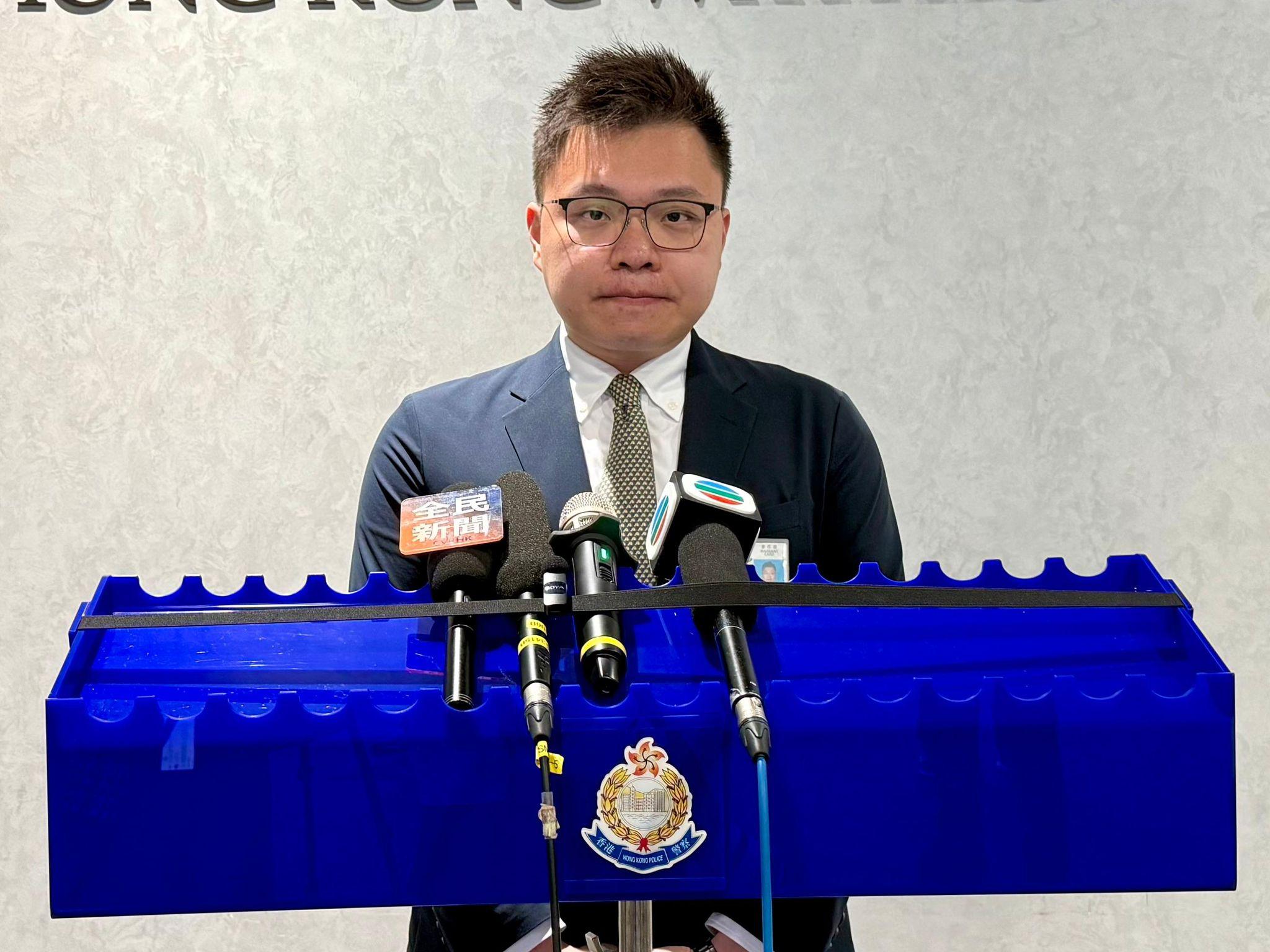 東九龍總區重案組第二隊高級督察蔡定光。