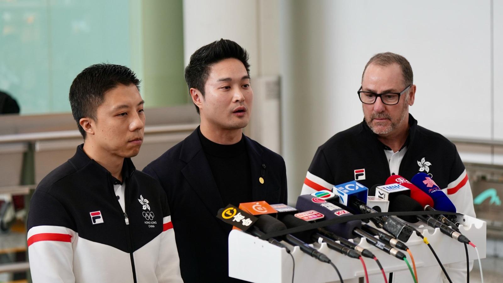 中國香港冰球總會主席陳恩永交代事件。