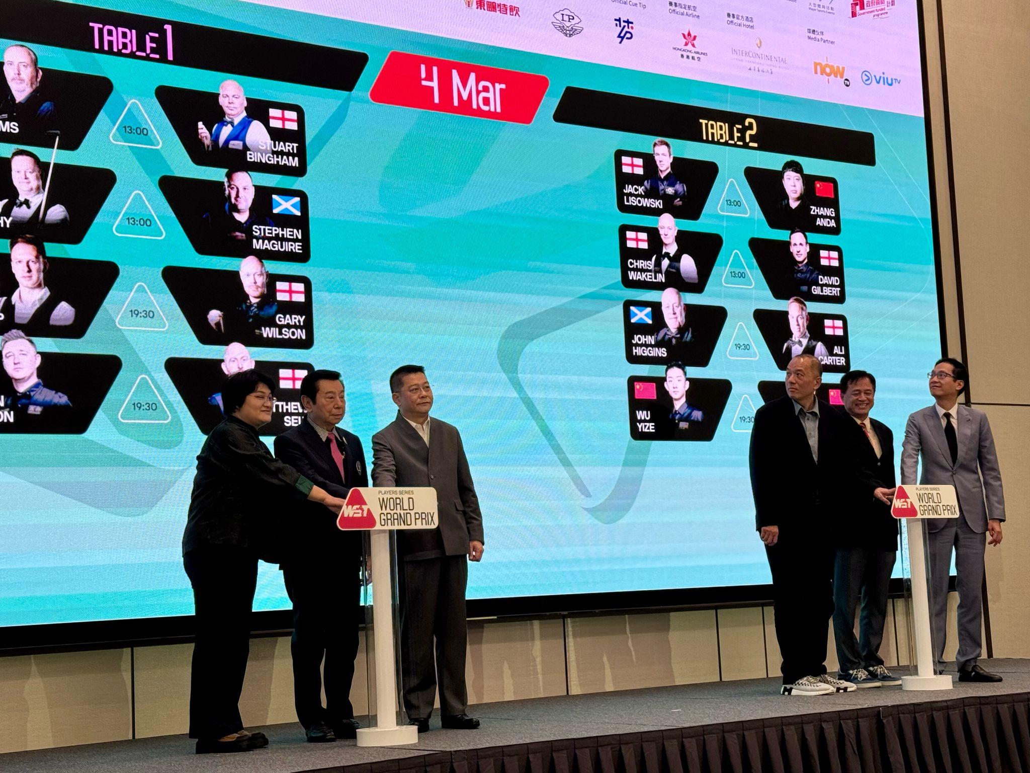 香港自1989年後再次舉辦排名賽,其中卓林普和奧蘇利雲將在成為香港居民後首次在主場出擊,帶來精彩對決。