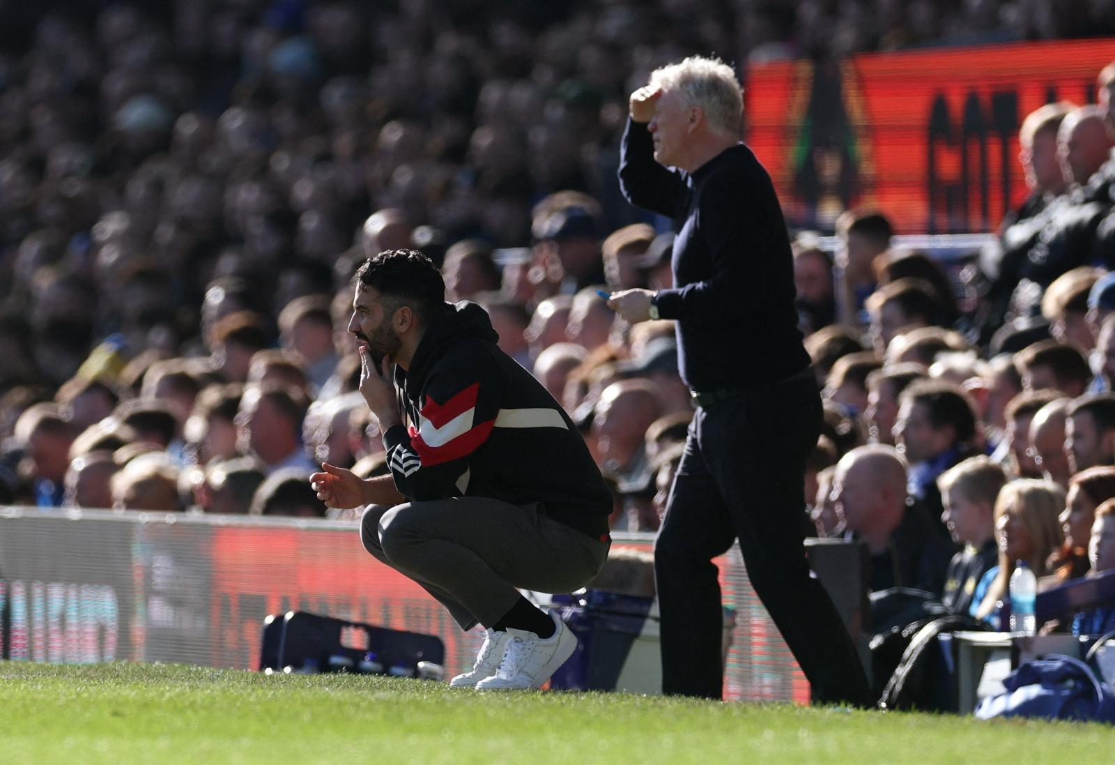 英超|莫耶斯及艾摩廉兩名主帥近況相距甚遠。(路透社)