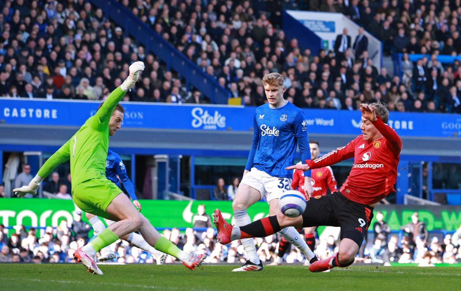 英超|曼聯上半場沒有中目標攻門。(路透社)