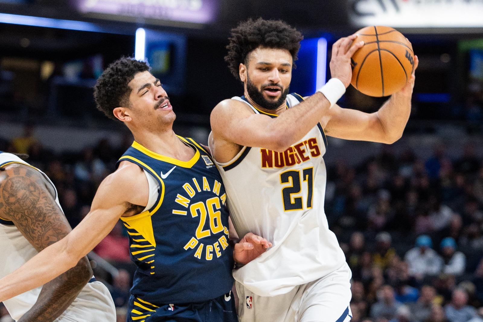 梅利取得16分,成為全隊金塊六名得分上雙之一。(美聯社)