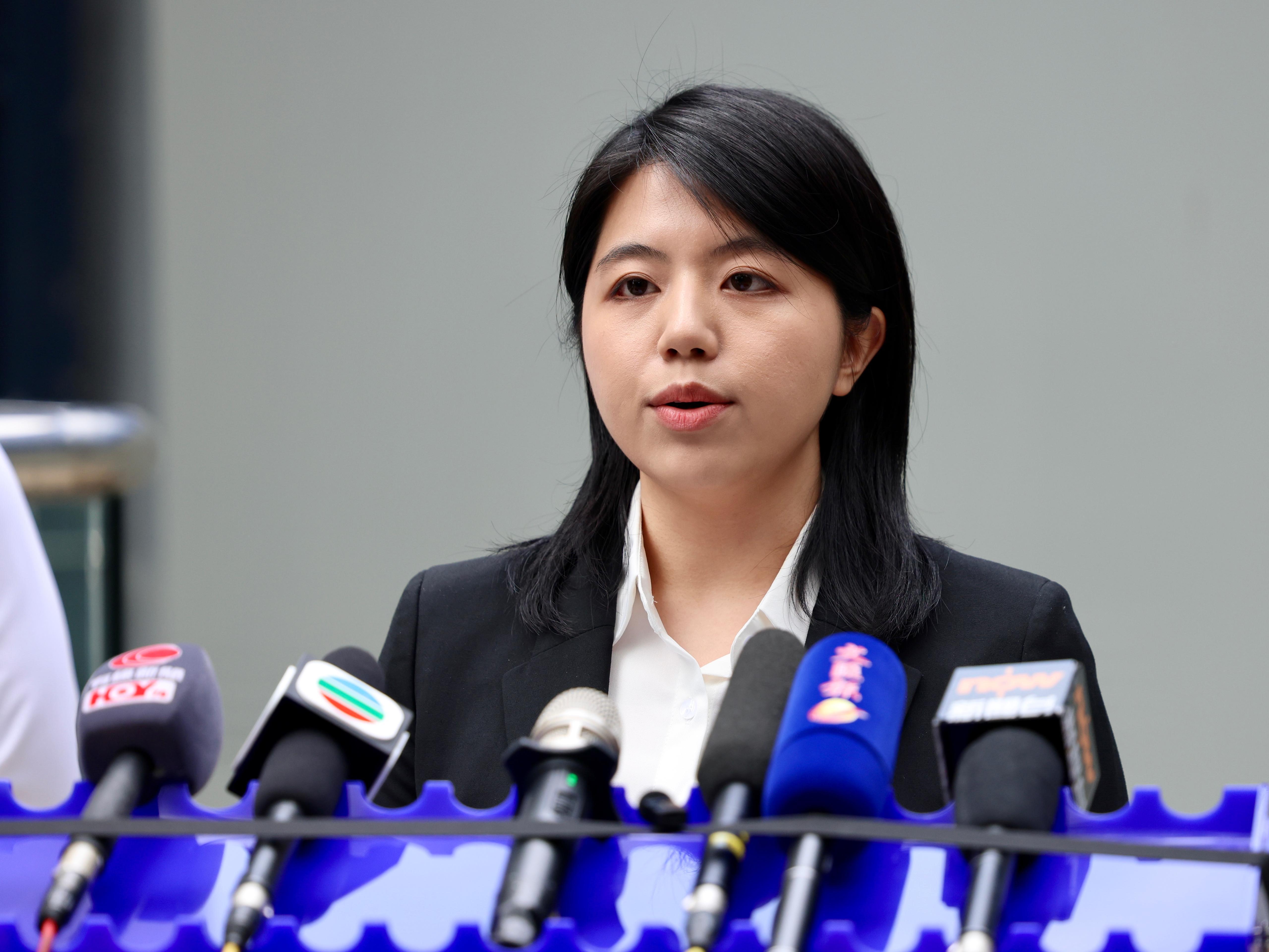 油尖警區刑事調查第一隊督察蘇倩怡。