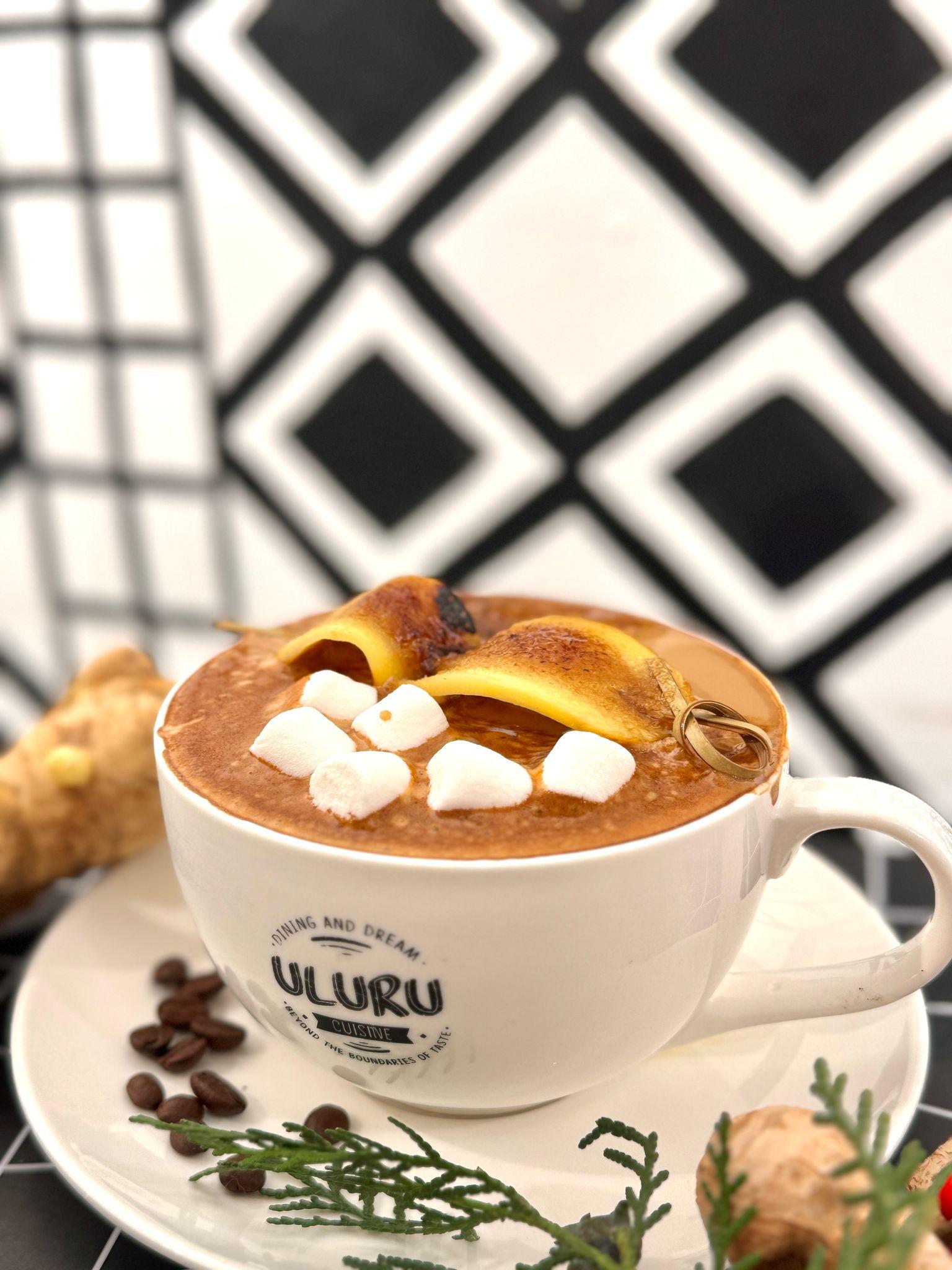 冷壓鮮榨薑汁咖啡 每一口都嘗到鮮薑的辛香,暖胃暖心。