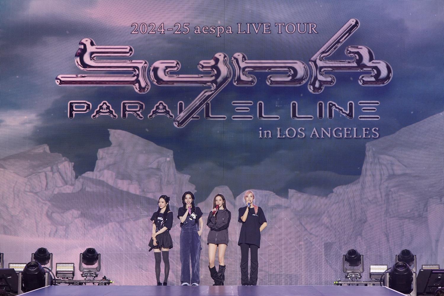 aespa的墨西哥站演唱會,亦於香港時間今早完成。