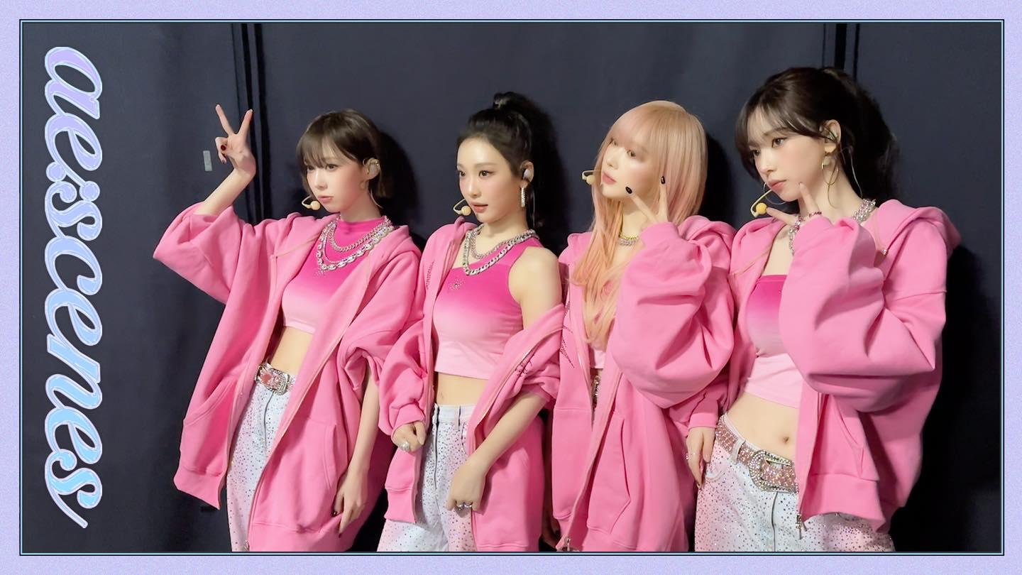 逾1.2萬觀眾入場朝聖aespa的演唱。