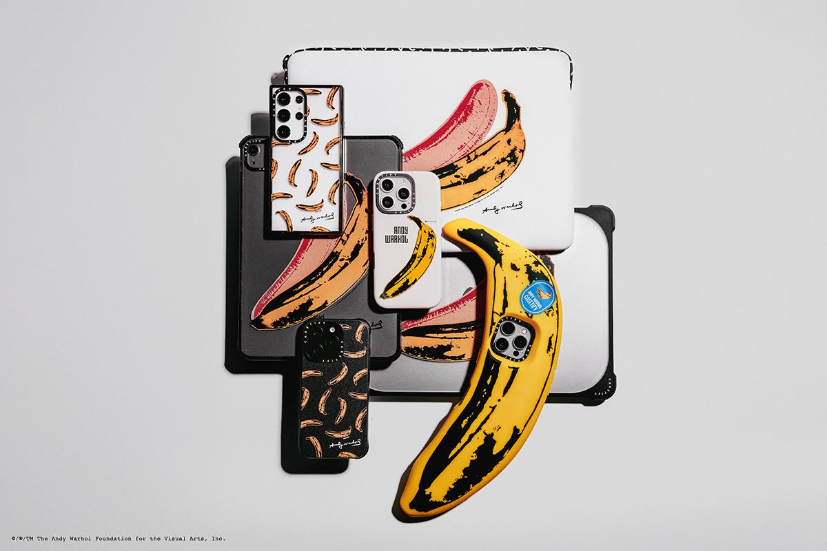 Andy Warhol x CASETiFY系列以香蕉為主題。