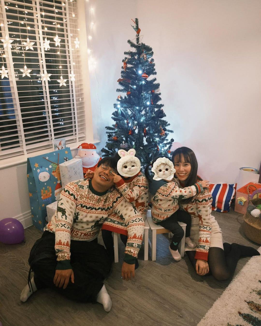 混血肥仔與芊蕙子一家四口。(芊蕙子IG)