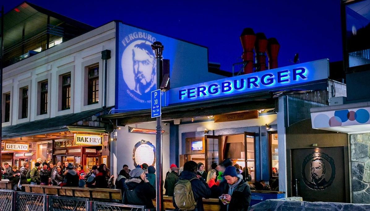 新西蘭Fergburger漢堡店。(互聯網)