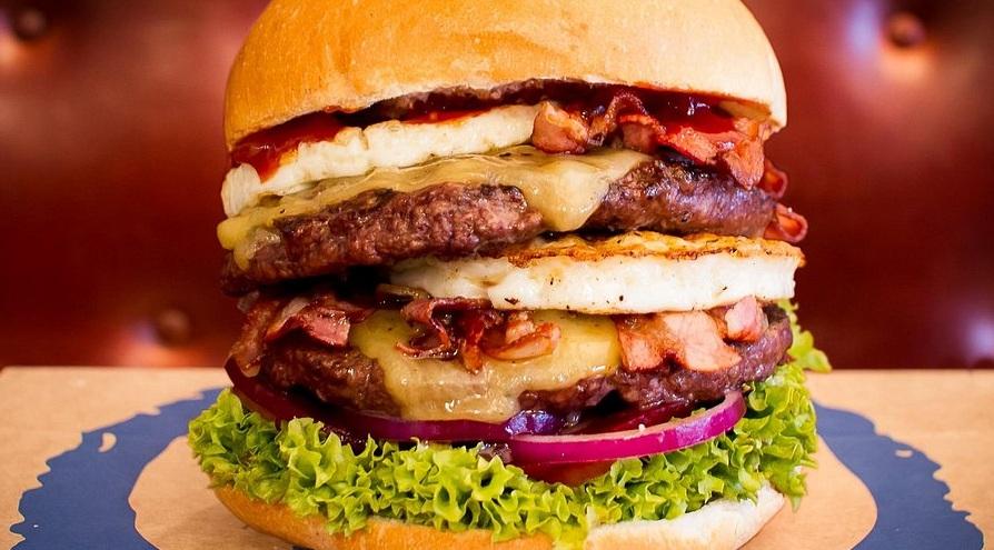 新西蘭Fergburger出品的漢堡。(互聯網)