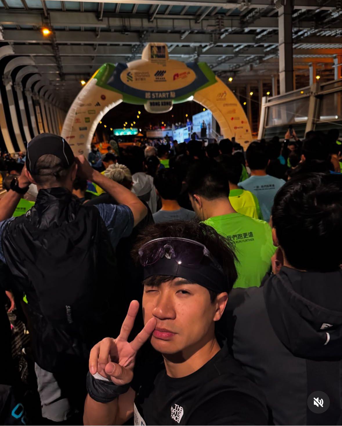 釗峰稱,由於希望能與發哥一起參賽,因此昨晚興奮得睡不好。