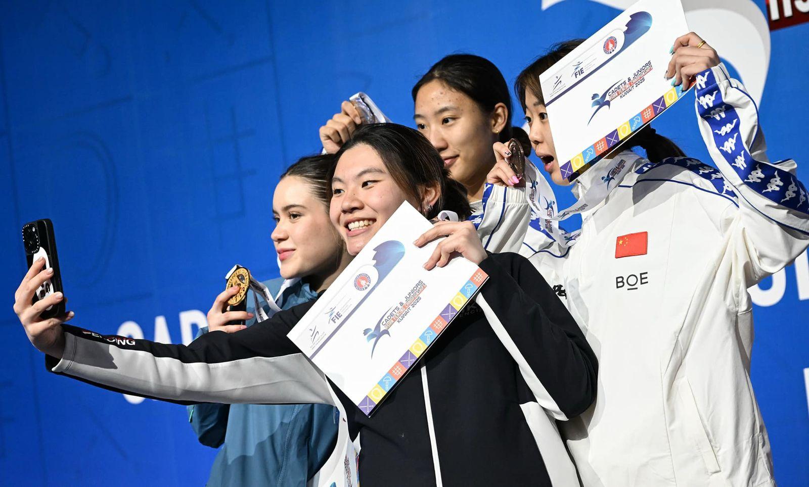 亞青劍擊賽|薛雅齊 (圖片來源︰中國香港劍擊總會)