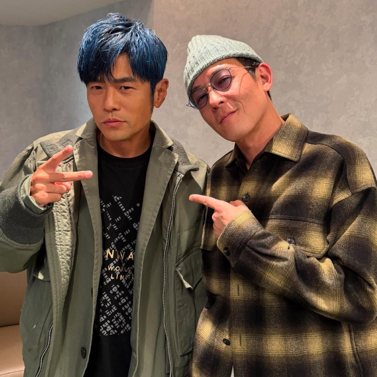 陳冠希與周杰倫在2024年12月合照。