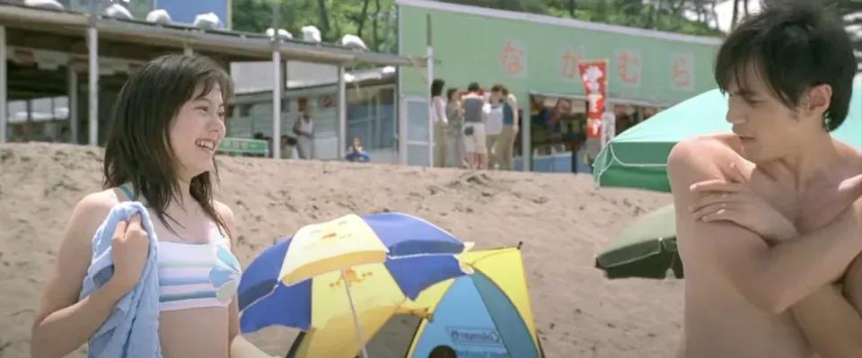 片中鈴木杏同周杰倫演小情侶