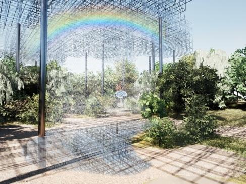 大阪世博展館的電腦模擬圖片。(互聯網)