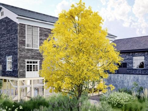 大阪世博展館的電腦模擬圖片。(互聯網)