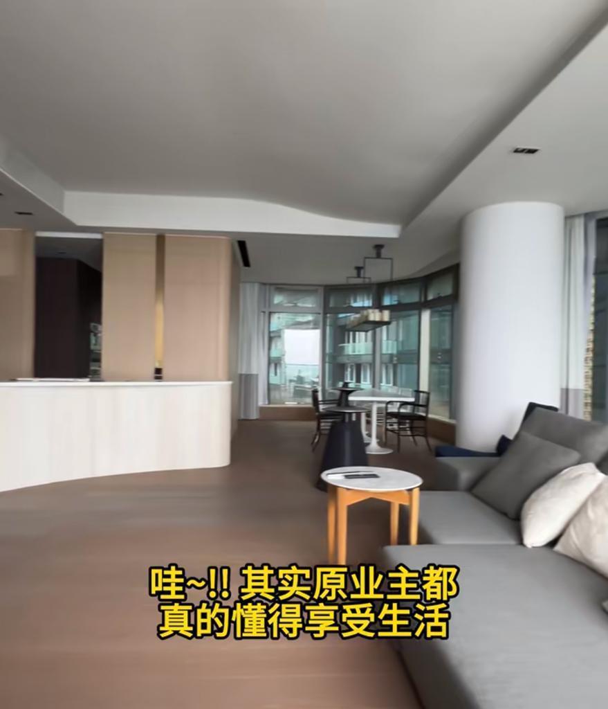 洗米華和Mandy Lieu昔日的西半山愛巢珒然極高層單位,之前有地產代理在單位內拍片,並放上「小紅書」。(資料圖片)