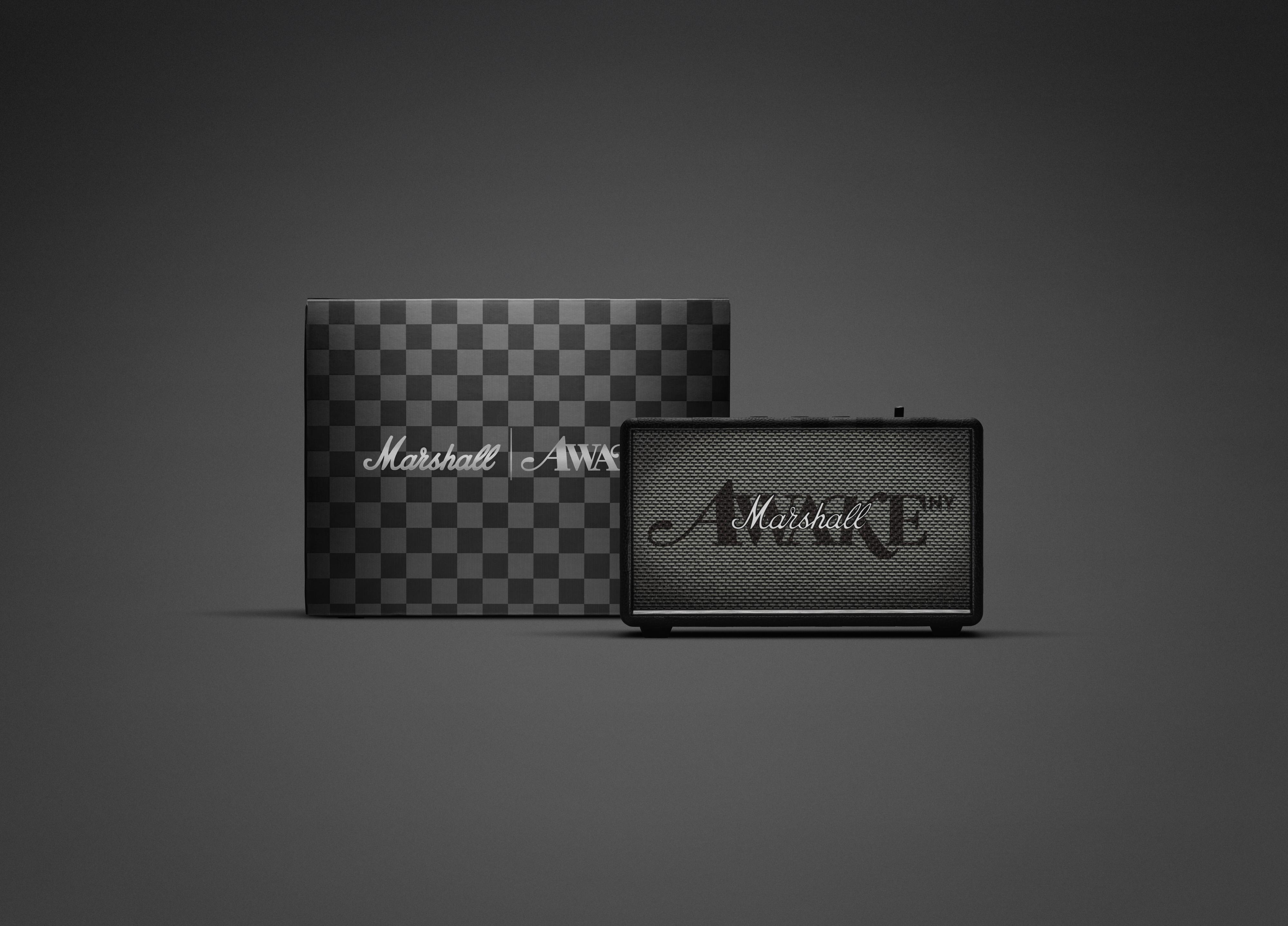 Marshall x AWAKE NY ACTON III藍牙喇叭外觀及包裝均有特別設計。