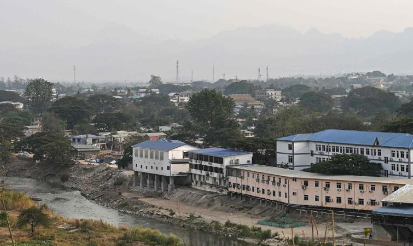 位於緬甸東南部克倫邦的妙瓦底是電騙活動「熱門」地區(資料圖片)