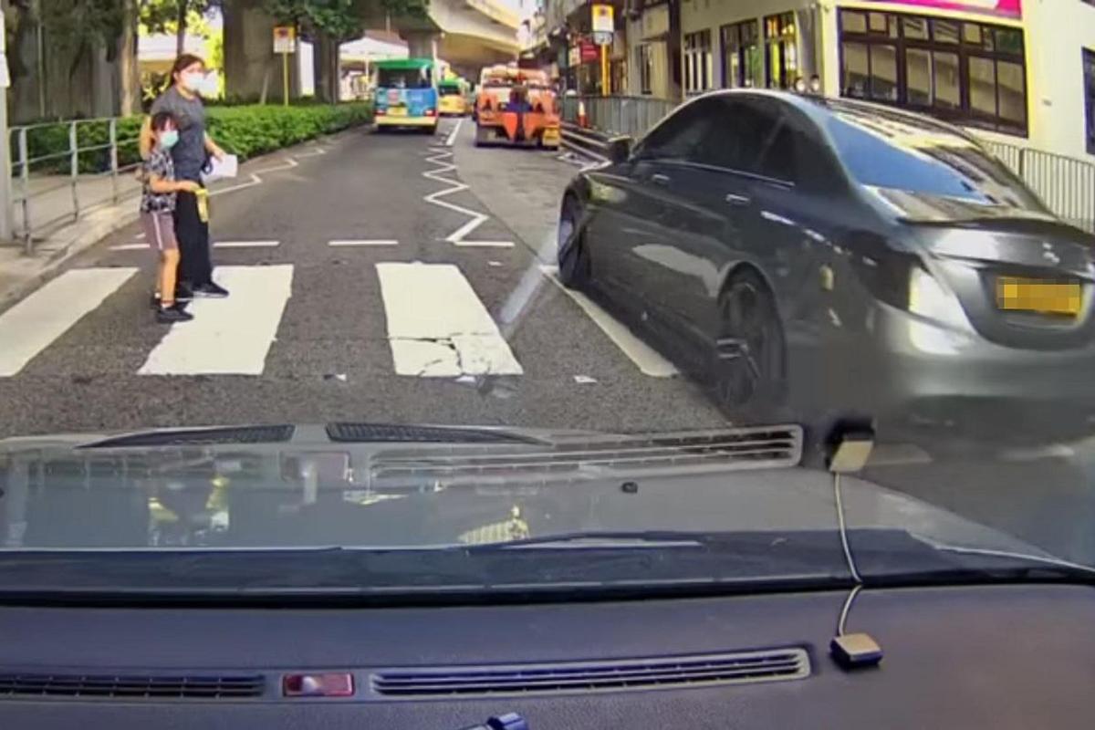 不時有車Cam片拍攝到駕駛者未有在斑馬線前停下。(資料圖片/網上圖片)