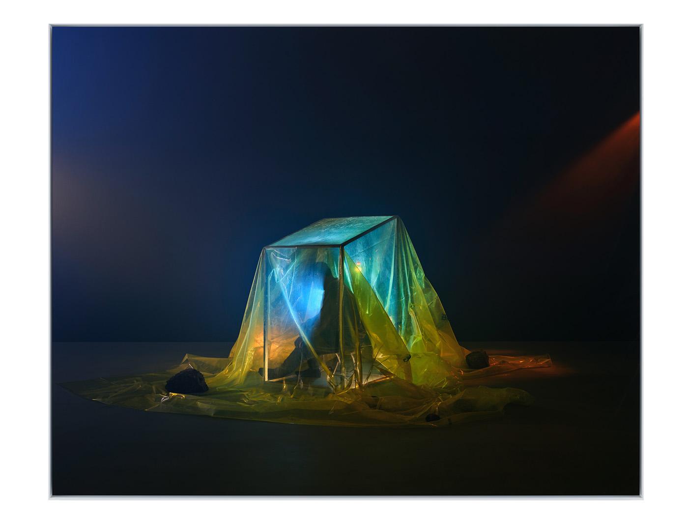 噴墨列印攝影作品《沉默的呼吸》。