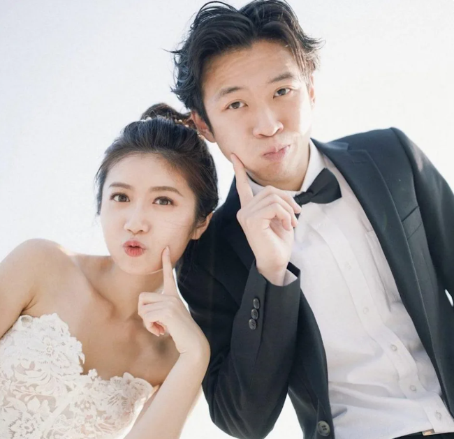 陳苡臻與港隊劍擊運動員任俊霖,當時已到拍pre-wedding照階段。