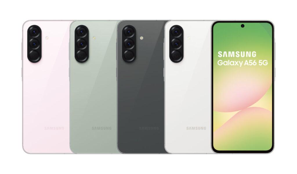 至於 Galaxy A56 5G 採用6.7吋FHD+ 120 Hz螢幕更新率 Super AMOLED,配備Exynos 1580 處理器