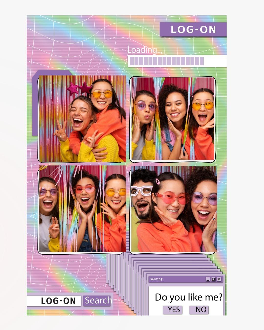 LOG-ON《Snap The Y2K》 $10影膠卷人生四格 再送專屬鑰匙扣