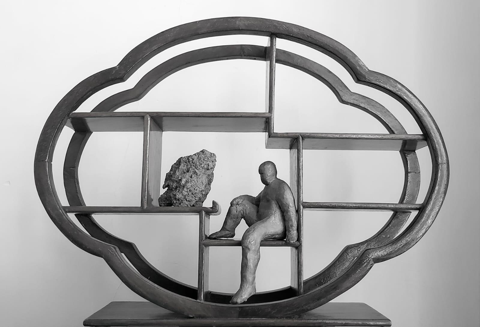 何兆基裝置作品《造山前傳》。