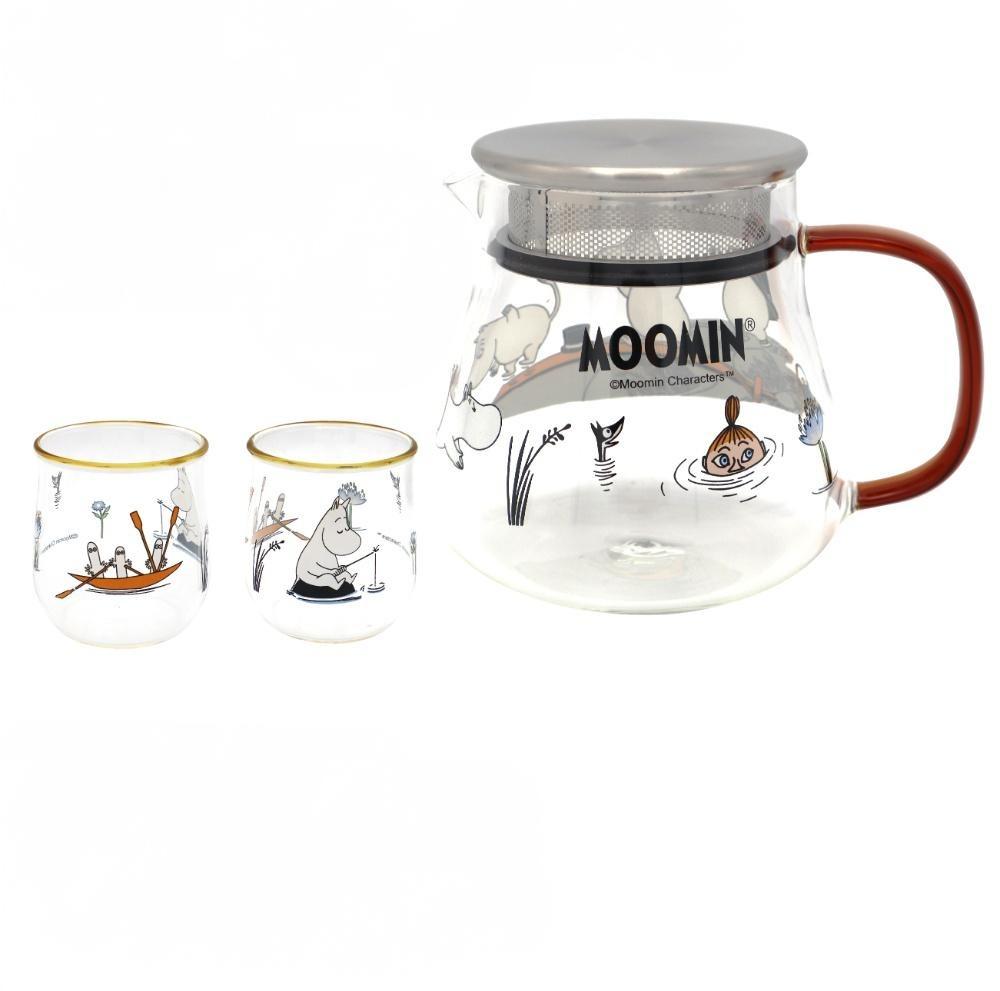 姆明玻璃茶壺帶2杯套裝 $269