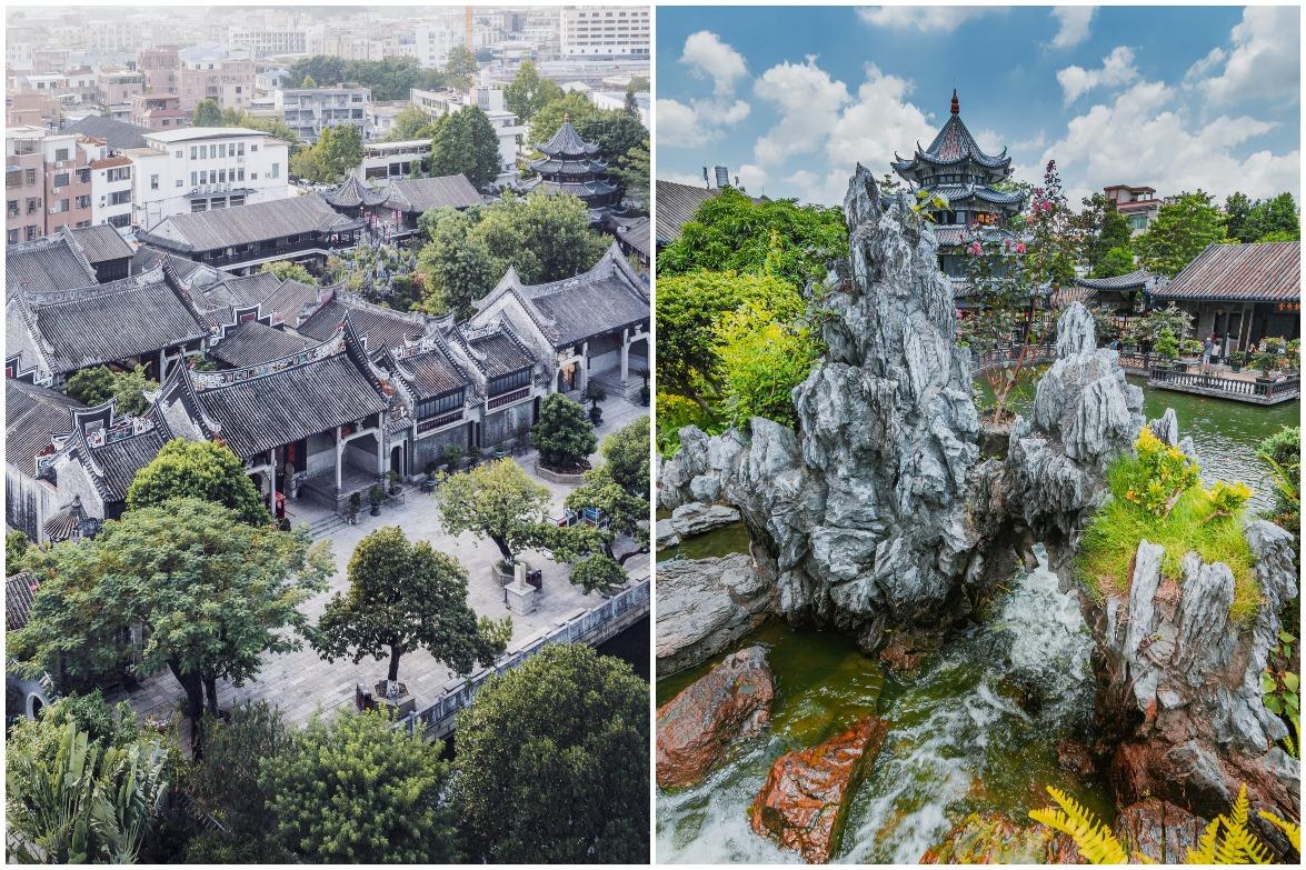 余廕山房,廣東四大名園之一,以「小巧玲瓏」的建築風格和布局著稱,濃縮了嶺南園林的藝術精華。(圖片來源:視覺中國)