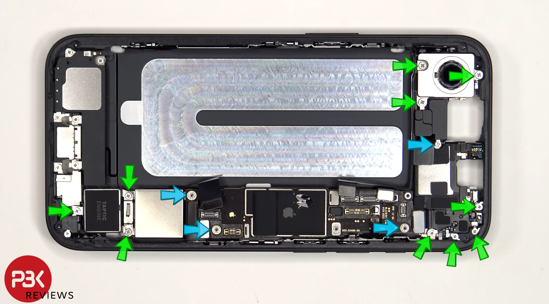 iPhone 16e 裝置拆解影片