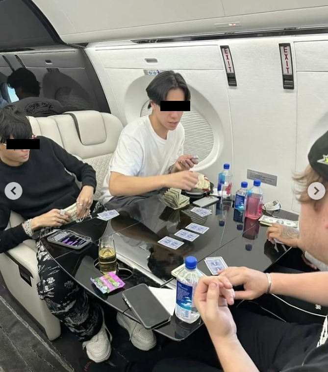 藍馬龍(Malone Lam)涉騙巨額比特幣後在夜店揮霍及狂買名車。(互聯網)